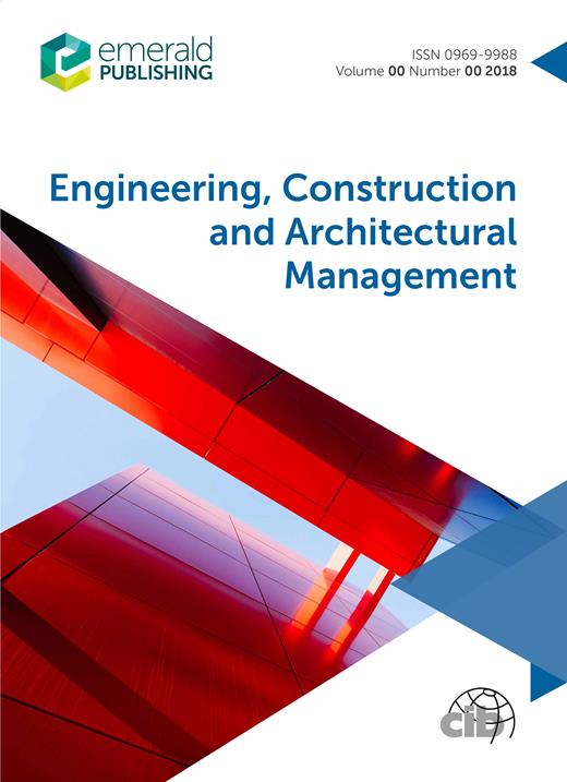 Engineering, Construction and Architectural Management Cover Image for Volume 32, Issue 3