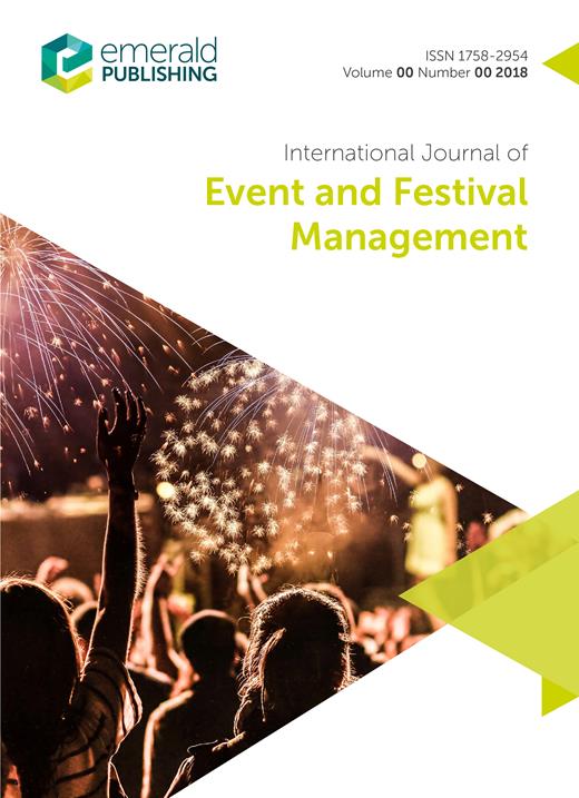International Journal of Event and Festival Management Cover Image for Volume 11, Issue 2