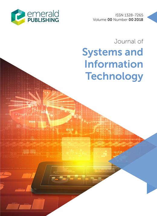 Journal of Systems and Information Technology Cover Image for Volume 5, Issue 1