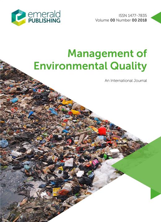 Management of Environmental Quality: An International Journal Cover Image for Volume 35, Issue 7