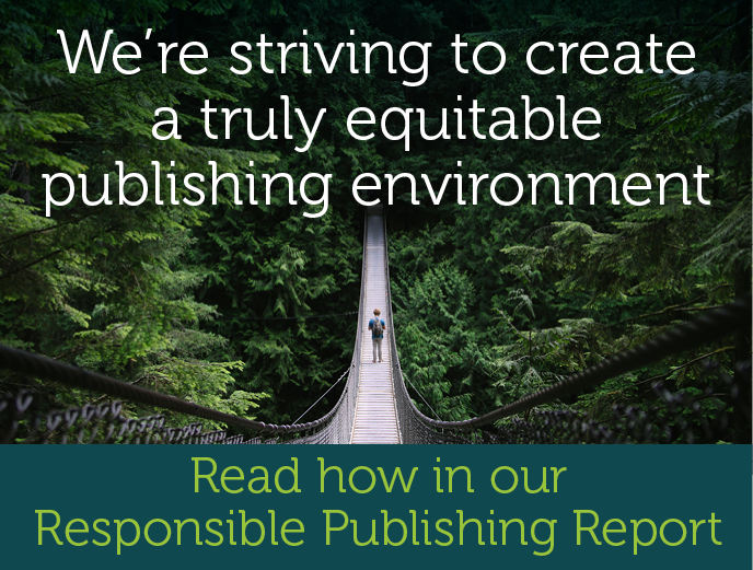 Card image promoting Emerald's efforts to create a truly equitable publishing environment. Read how in the Responsible Publishing Report. 